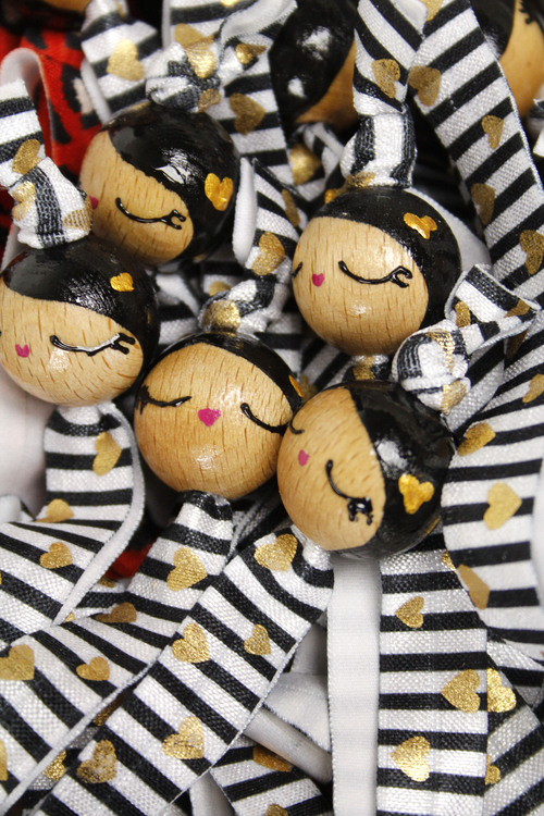 (image pour) Marque Page Marinière Coeur doré